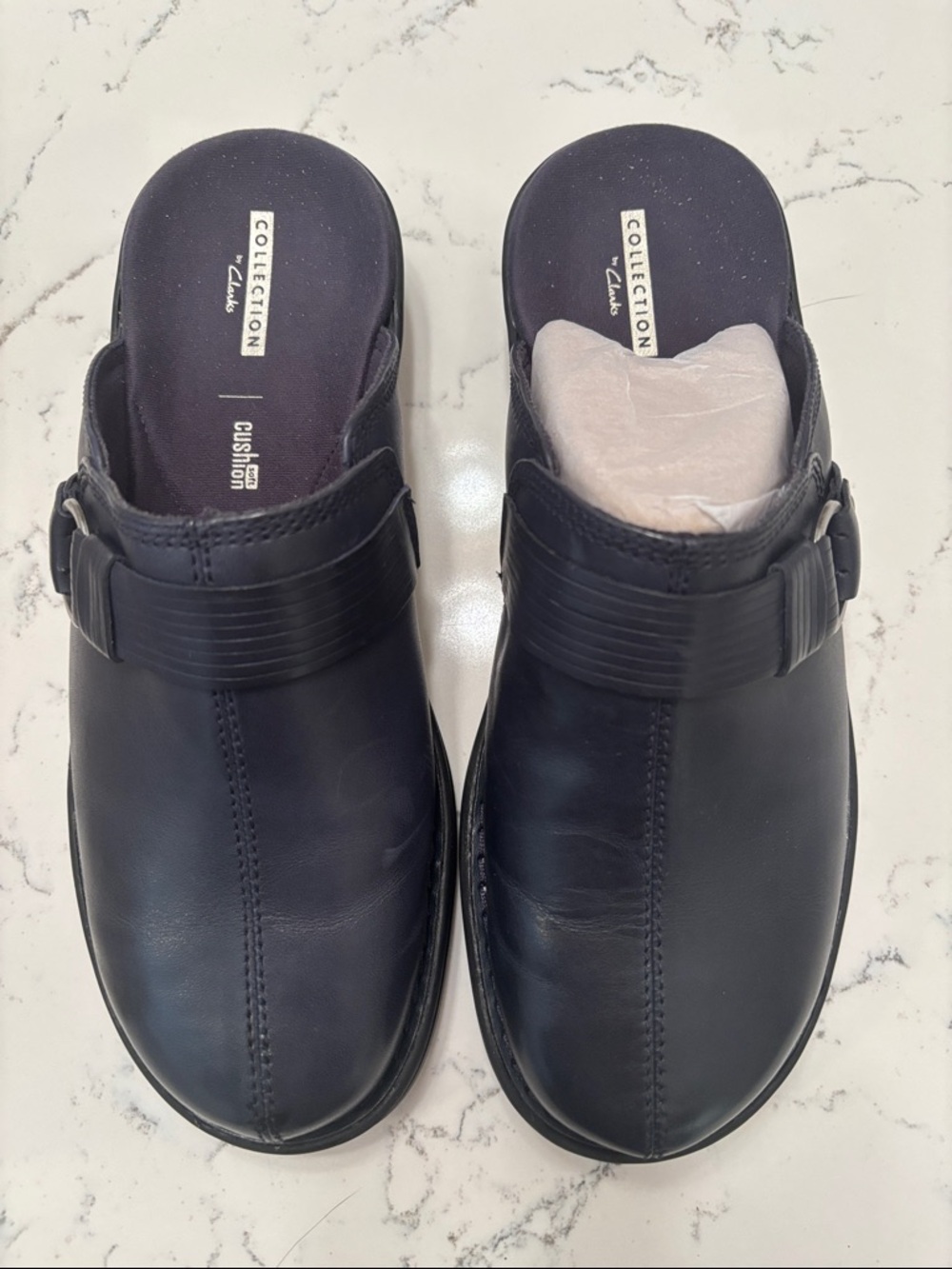 Clark’s Women’s Navy Slip-On Clogs